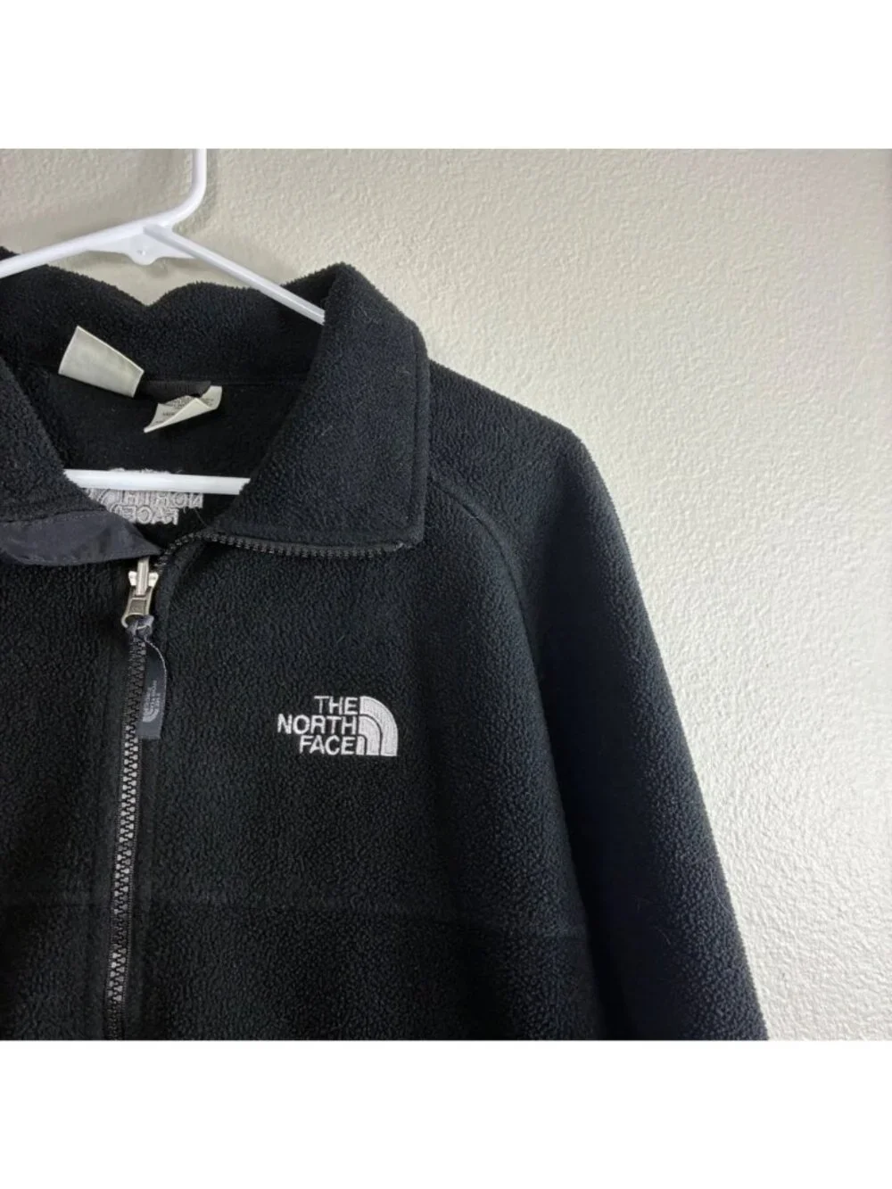 The North Face Fleece Jacket Mens L Black Full Zip Outdoor Hiking Gorpcore